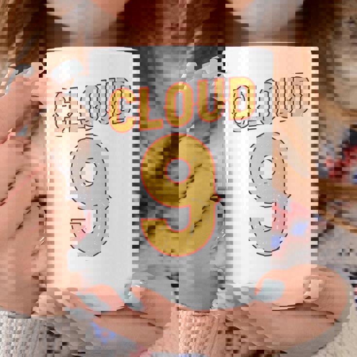 ナイス イエロー オレンジ クラウド 9 コスチューム 男女兼用 長袖tシャツ コーヒーマグ 面白い贈り物