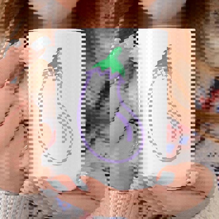 ナス 衣装 野菜 ビーガン 大人 女性 男性 子供 コーヒーマグ 面白い贈り物