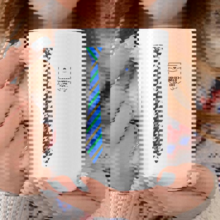 ネクタイで在宅ワーク ホームオフィス・アウトフィット Homeoffice Outfit コーヒーマグ 面白い贈り物