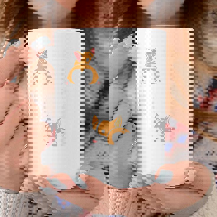 バックプリント ノッシン お尻 犬 かわいい コーギー コーヒーマグ 面白い贈り物