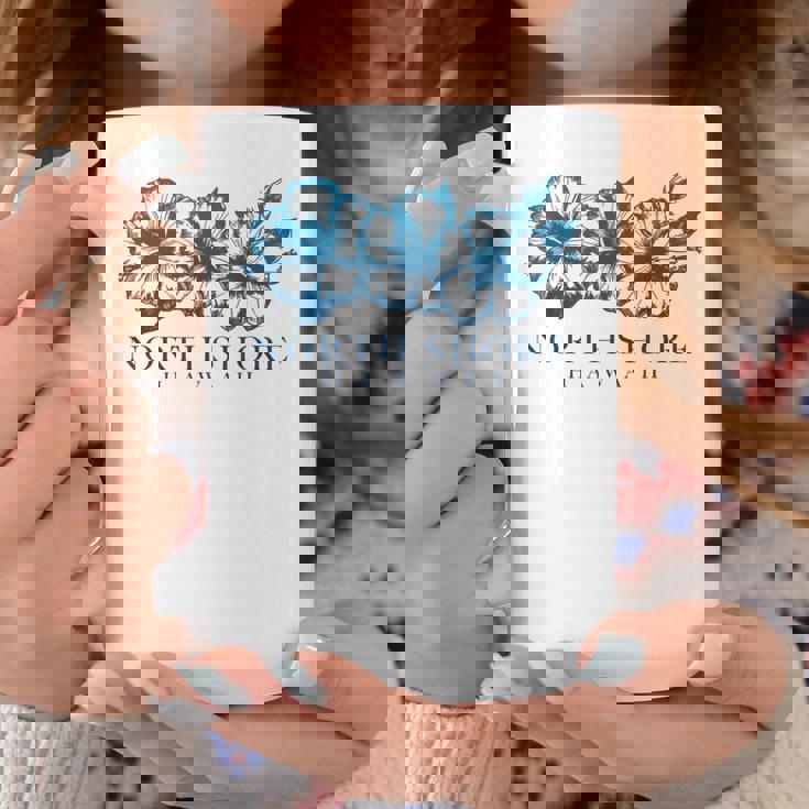 ノースショア ハワイ アロハ ハワイアン ハイビスカス サーファー ヴィンテージ コーヒーマグ 面白い贈り物