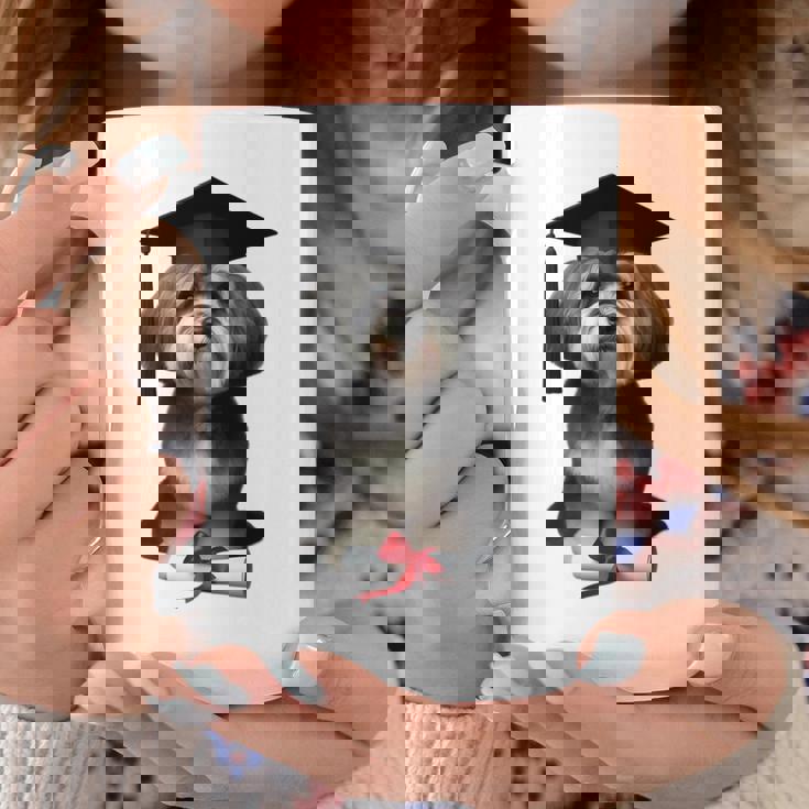 ハバニーズ犬 グラチュエーションキャップ トレーニング 学校 卒業生 オーナー 長袖tシャツ コーヒーマグ 面白い贈り物