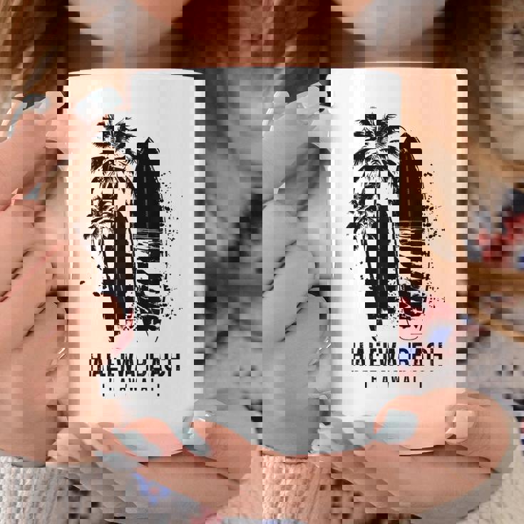 ハレイワ ビーチ ハワイ サーフィン ビンテージ サーフィン サーファー コーヒーマグ 面白い贈り物