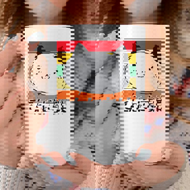 ハローキュートキャット レトロサンセット コーヒーマグ 面白い贈り物