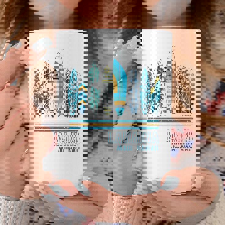 ハワイ ラハイナ マウイ サーフィン ハワイアン コーヒーマグ 面白い贈り物