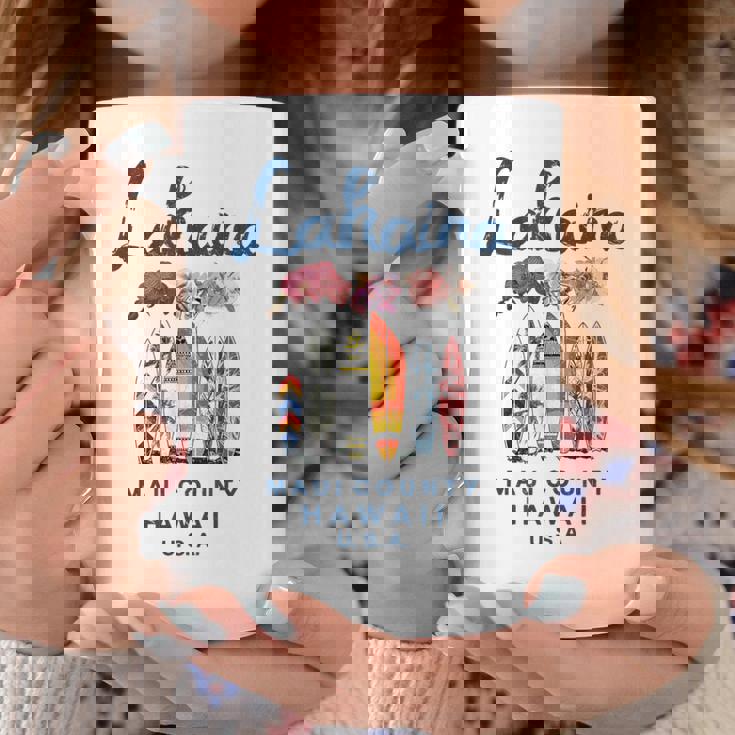 ハワイ ラハイナ マウイ ヴィンテージ サーフィン ハワイアン コーヒーマグ 面白い贈り物