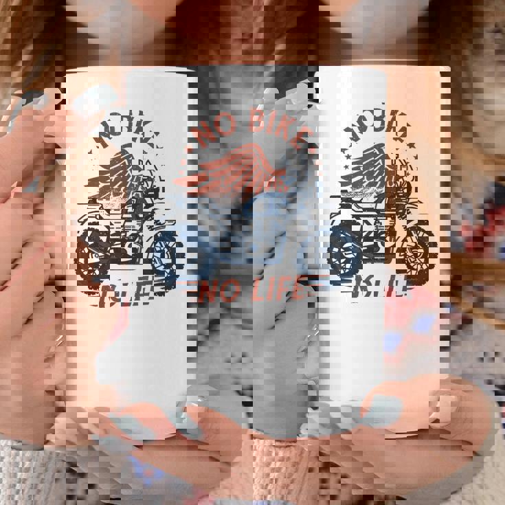 バイク 面白tシャツ No Bike No Life メンズ オートバイ モーターサイクル おもしろ ツーリング 服 コーヒーマグ 面白い贈り物