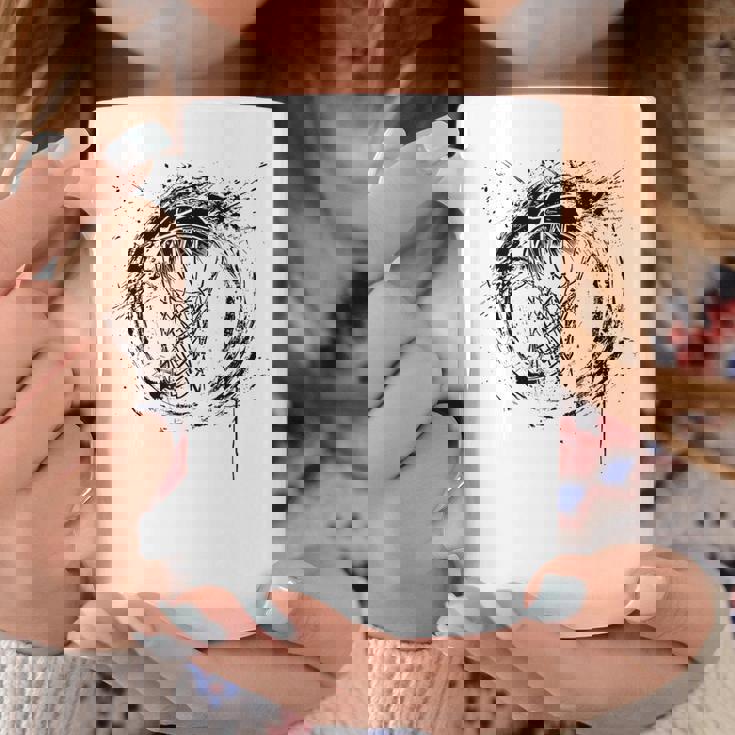 バスケットボールフープグラフィティレジャースポーツ コーヒーマグ 面白い贈り物