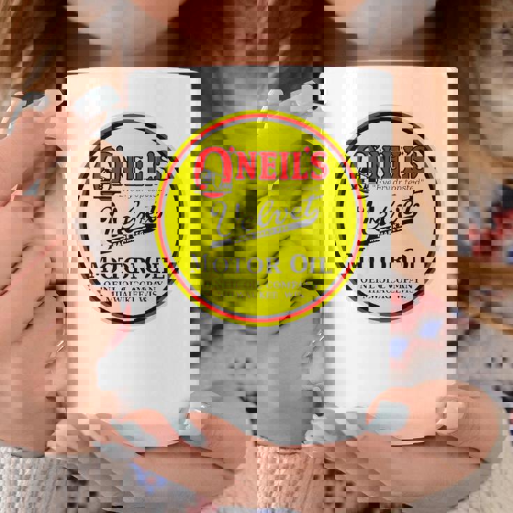 バックプリントのみ レトロ ヴィンテージ ガソリンスタンド オニールのモーターオイル コーヒーマグ 面白い贈り物