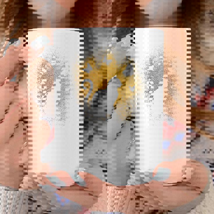 バックプリントの猫のシルエット コーヒーマグ 面白い贈り物