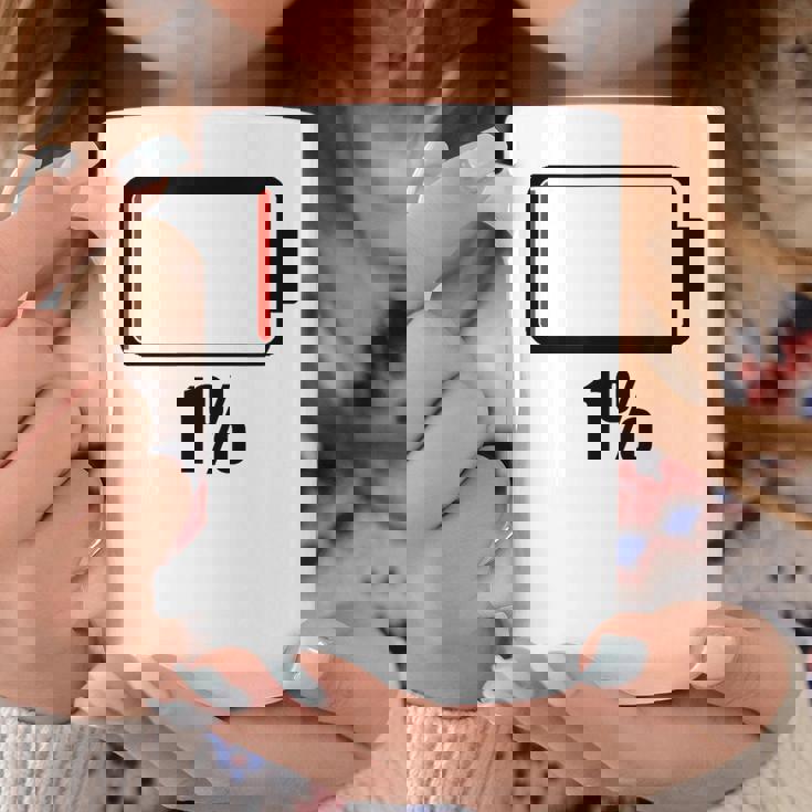 バッテリー1 1残り バッテリー切れtシャツバッテリー低 コーヒーマグ 面白い贈り物