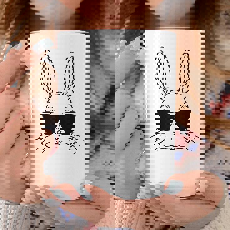 バニーフェイス サングラス イースターデー 男の子 幼児 キッズ コーヒーマグ 面白い贈り物