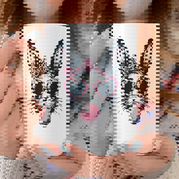 バニーフェイス サングラス付き イースターデー 男の子 男性 子供 コーヒーマグ 面白い贈り物