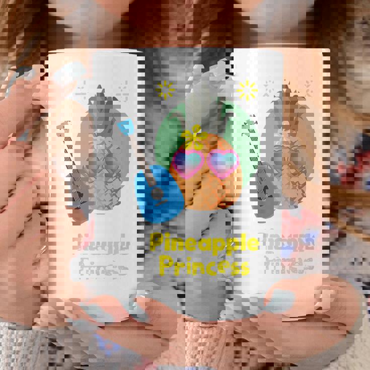 パイナップルプリンセス ウクレレギフト コーヒーマグ 面白い贈り物