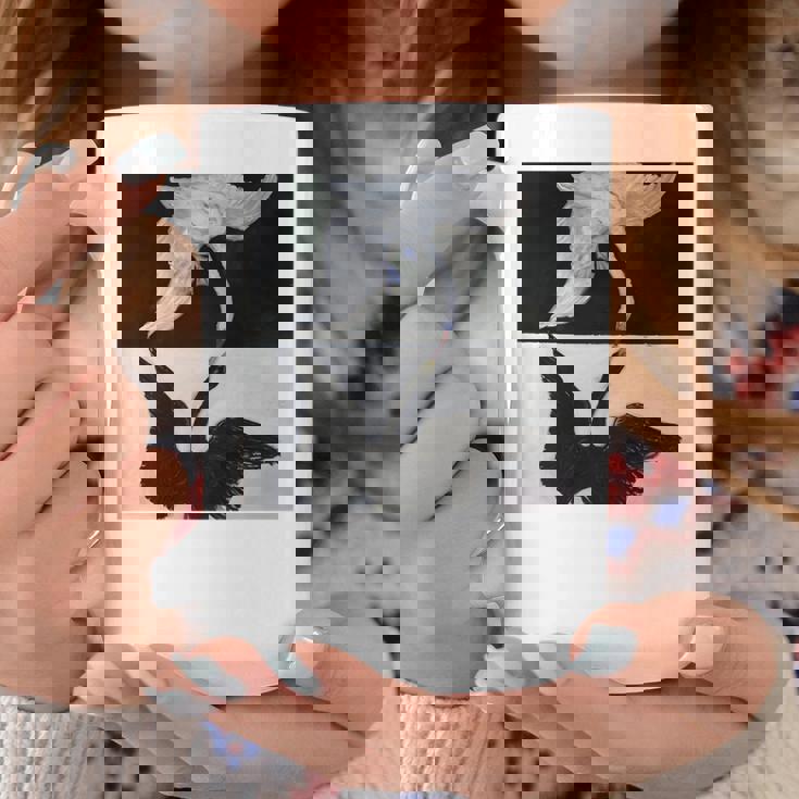 ヒルマ・アフ・クリント作 白鳥 第1号 長袖tシャツ コーヒーマグ 面白い贈り物