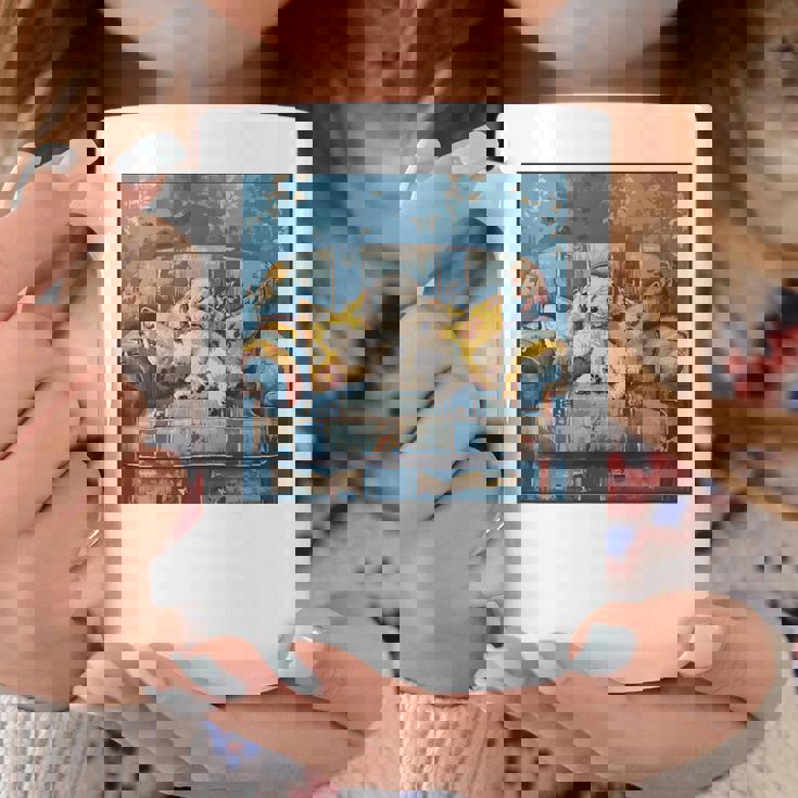 ビション・フリーゼ 音楽愛好家 絵画 犬 コーヒーマグ 面白い贈り物