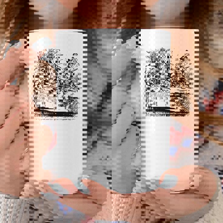 ビッグテキサス 不思議の国のアリス マッドハッターズ ティーパーティーtシャツ コーヒーマグ 面白い贈り物