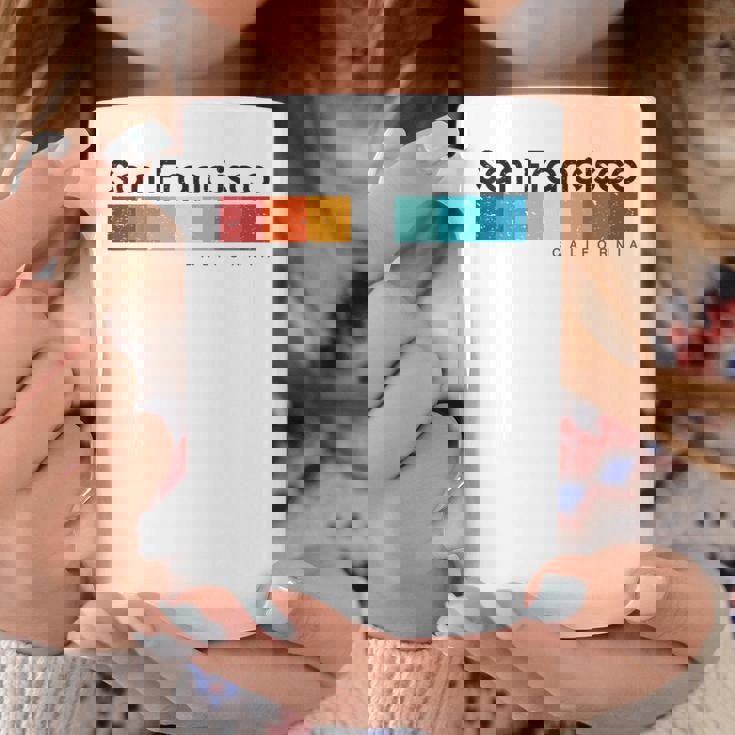 ビンテージサンフランシスコカリフォルニア1980年代レトロデザインtシャツ コーヒーマグ 面白い贈り物