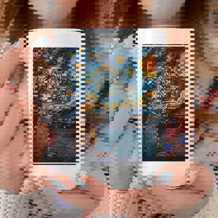 ビーバースターリーナイトヴァンゴッホ 長袖tシャツ コーヒーマグ 面白い贈り物