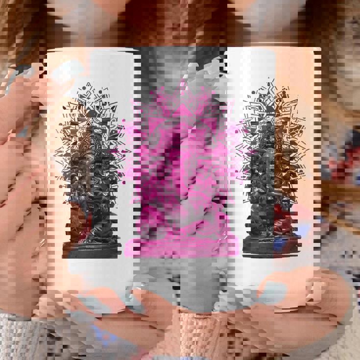 ピンク 象 ヒンドゥー教 ガネーシャ オーナメント コーヒーマグ 面白い贈り物