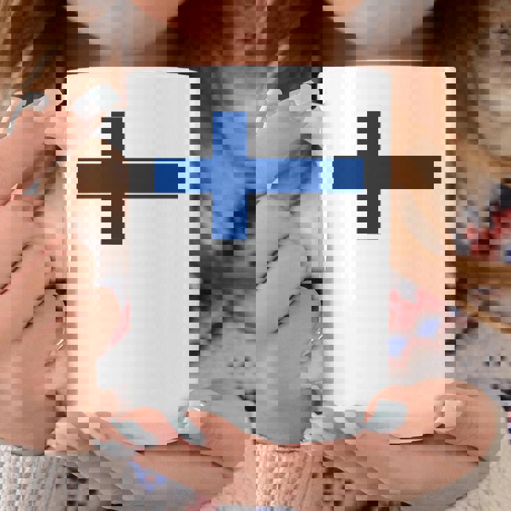 フィンランド国旗 ノルディック クロス コーヒーマグ 面白い贈り物