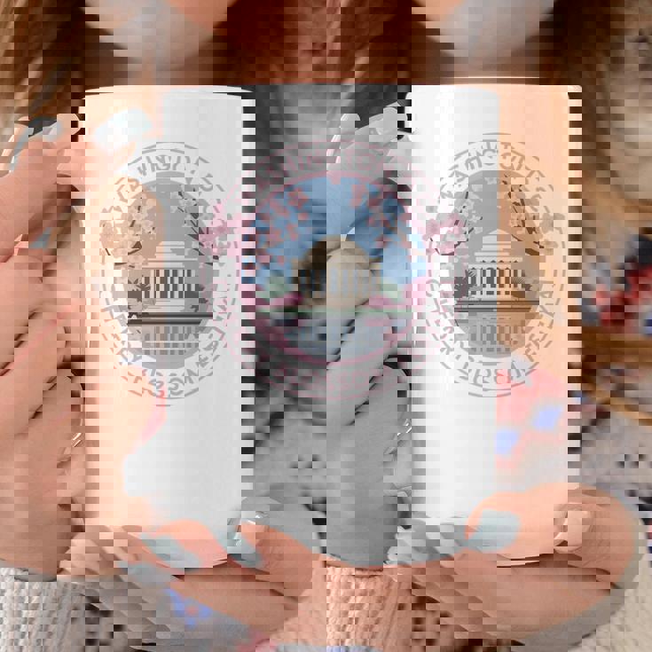 フェスティバル 桜 ワシントンdc 長袖tシャツ コーヒーマグ 面白い贈り物