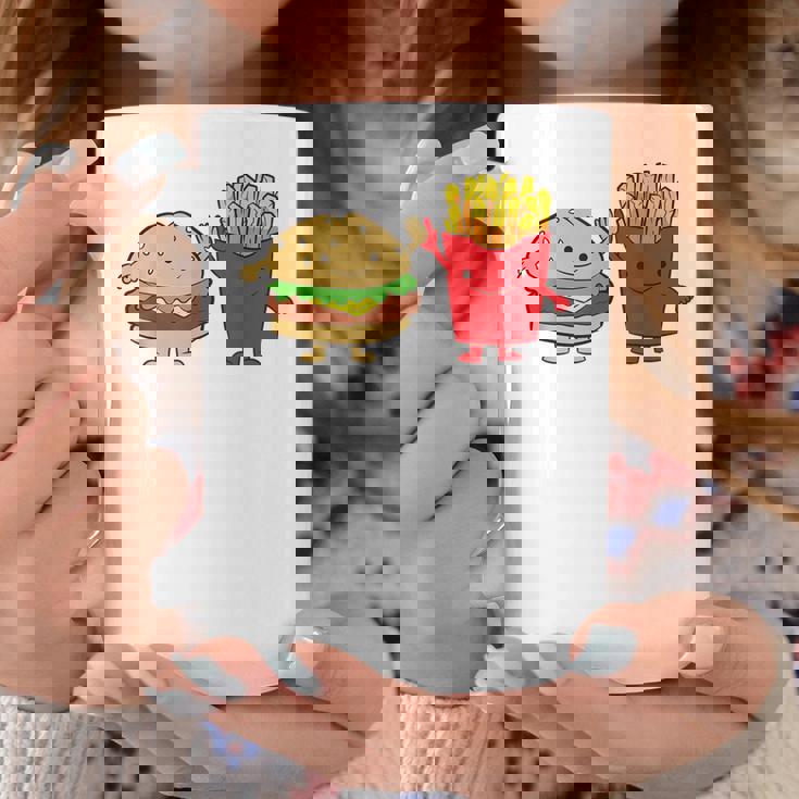 フライドポテト ハンバーガー チーズバーガー 友達 ファストフード フライドポテト コーヒーマグ 面白い贈り物