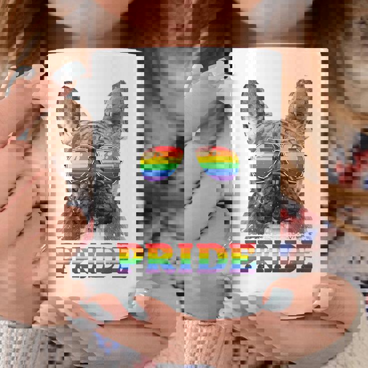 フレンチブルドッグ ゲイプライド Lgbt レインボーフラッグ サングラス Lgbtq コーヒーマグ 面白い贈り物