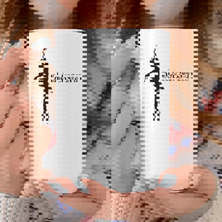 ブラックスワンレイクバレエバレリーナポワントダンスダンサーグラフィック コーヒーマグ 面白い贈り物