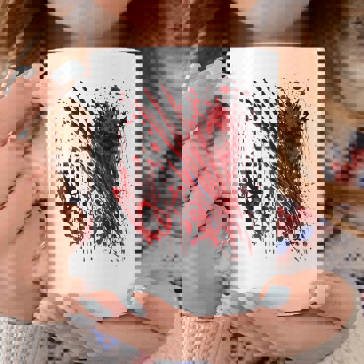 ブラッドシャツ ブラッディスプラッター ハロウィン 血 ステンド グラフィック コーヒーマグ 面白い贈り物