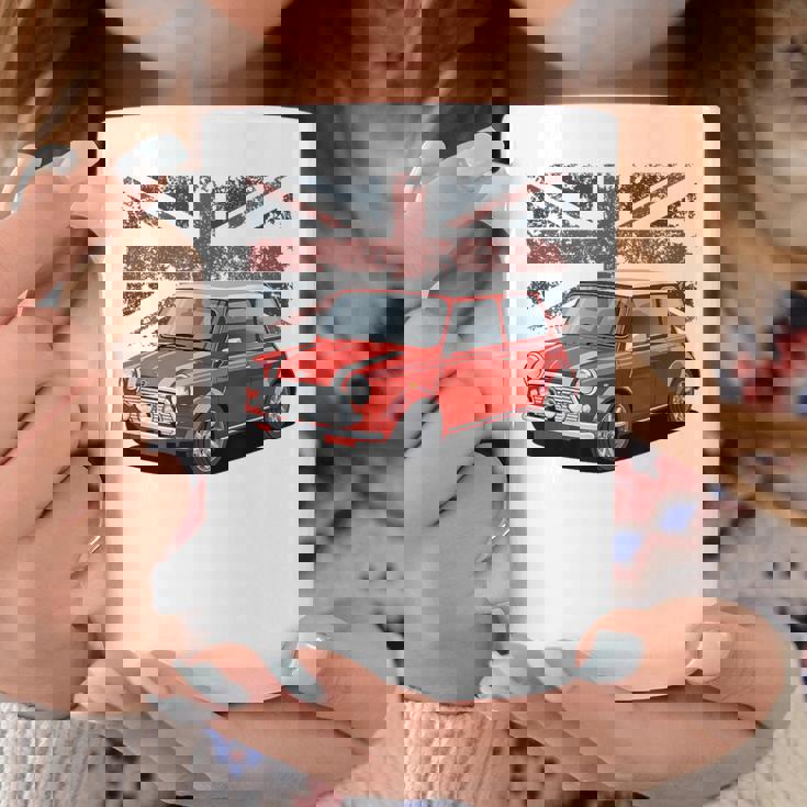 ブリティッシュクラシックカー レッドミニスポーツカー コーヒーマグ 面白い贈り物