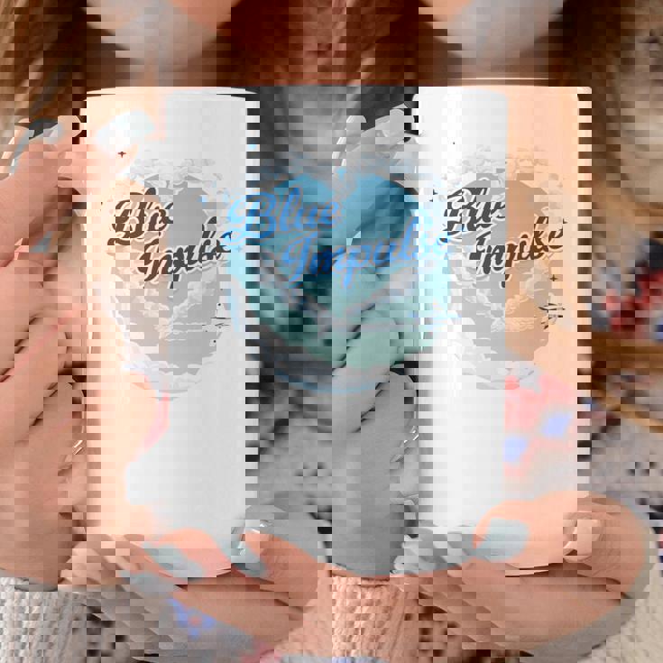 ブルーインパルス Heartfull In Theky （カラー） 長袖tシャツ コーヒーマグ 面白い贈り物