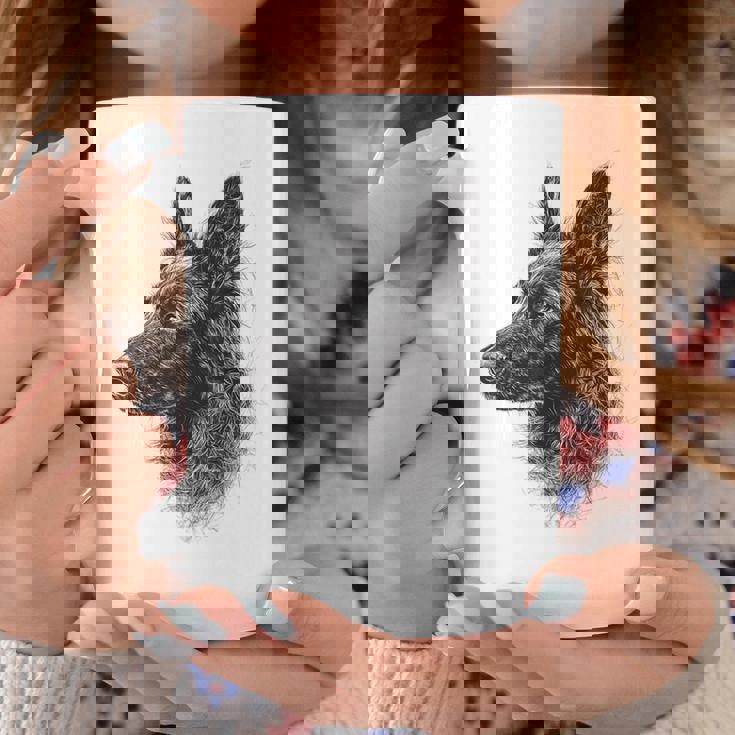 ベルギーシェパード 犬 グラフィック ペットアート ベルギーシェパード コーヒーマグ 面白い贈り物