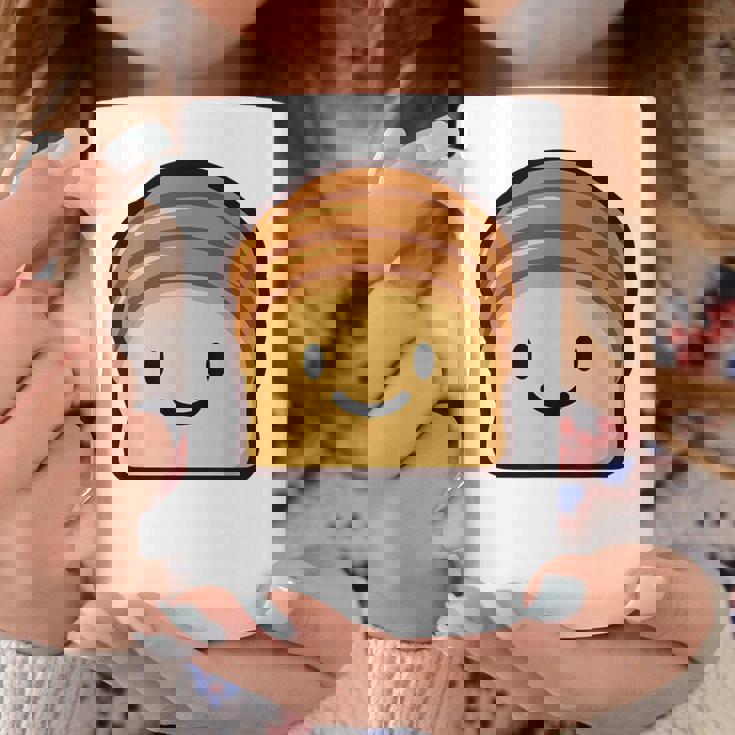 ベーカリー パン ブリオッシュ シンプルでミニマルなユーモア ブリオッシュ コーヒーマグ 面白い贈り物