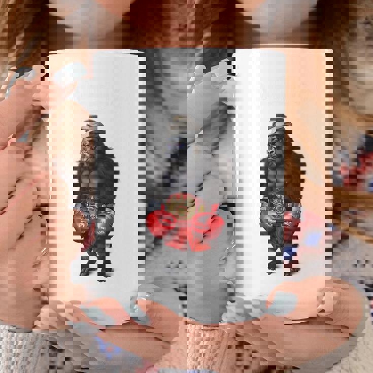 ボクシング チャンピオン ゴリラ ボクサーファイター コーヒーマグ 面白い贈り物