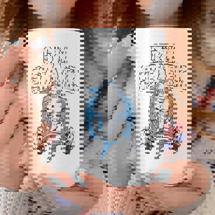 ボディビルダー サメの恋人 ジム フィットネス ワークアウト ボディービル コーヒーマグ 面白い贈り物