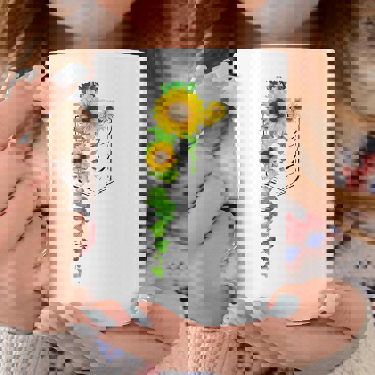 ポケットに入ったかわいいひまわり クリスマスギフト コーヒーマグ 面白い贈り物