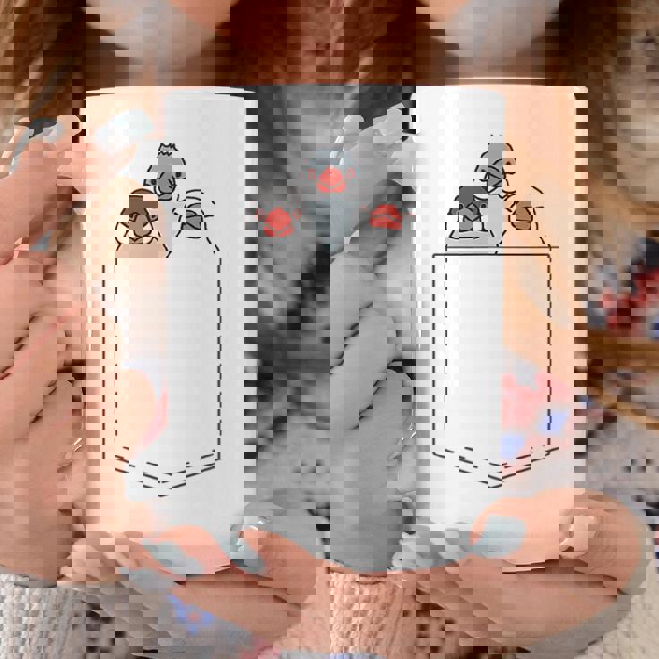 ポケット文鳥 白文鳥 ノーマル文鳥 桜文鳥 並文鳥 シナモン文鳥 文鳥の飼い主 文鳥好き かわいい 文鳥 コーヒーマグ 面白い贈り物