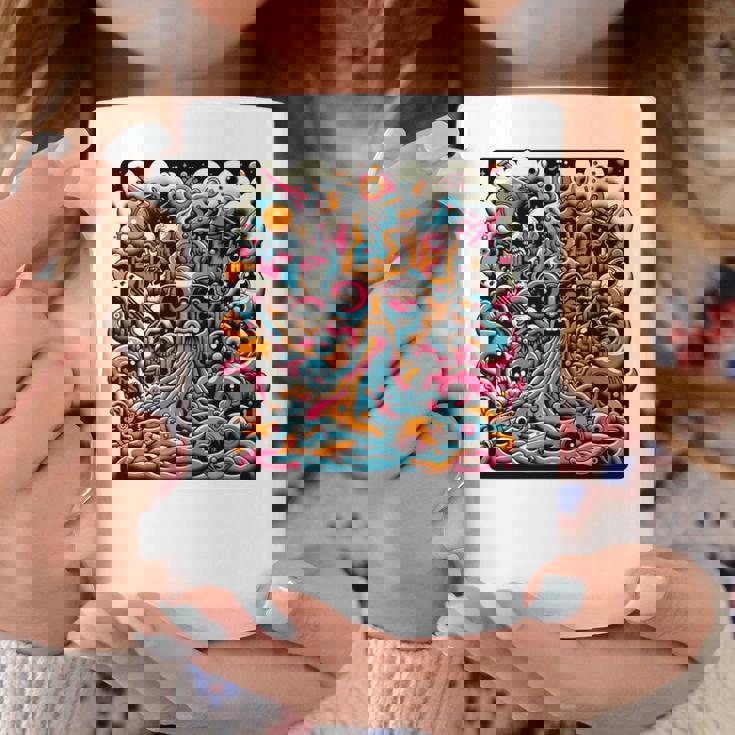 ポップシュールレアリズムローブロウアート 長袖tシャツ コーヒーマグ 面白い贈り物