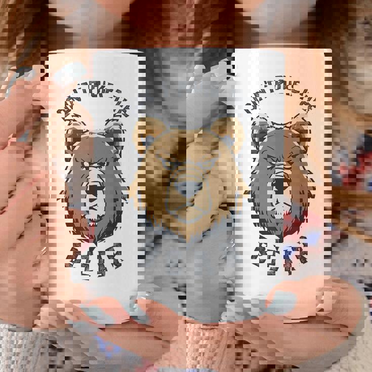 ママパパベアを突かないで コーヒーマグ 面白い贈り物