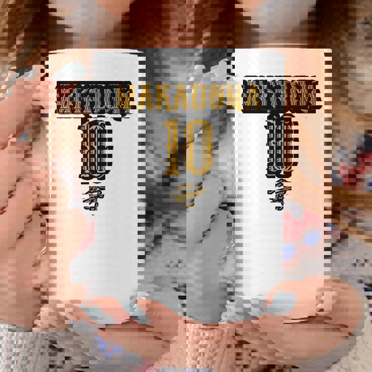 マラドーナ 10 長袖tシャツ コーヒーマグ 面白い贈り物