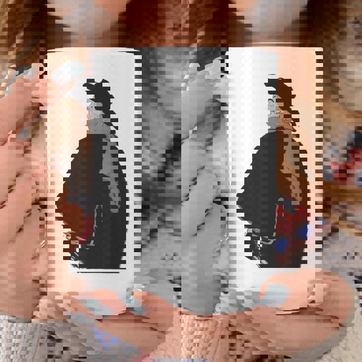 ミステリアスなクロークドクラシック紳士ヴィンテージノワールスタイル コーヒーマグ 面白い贈り物