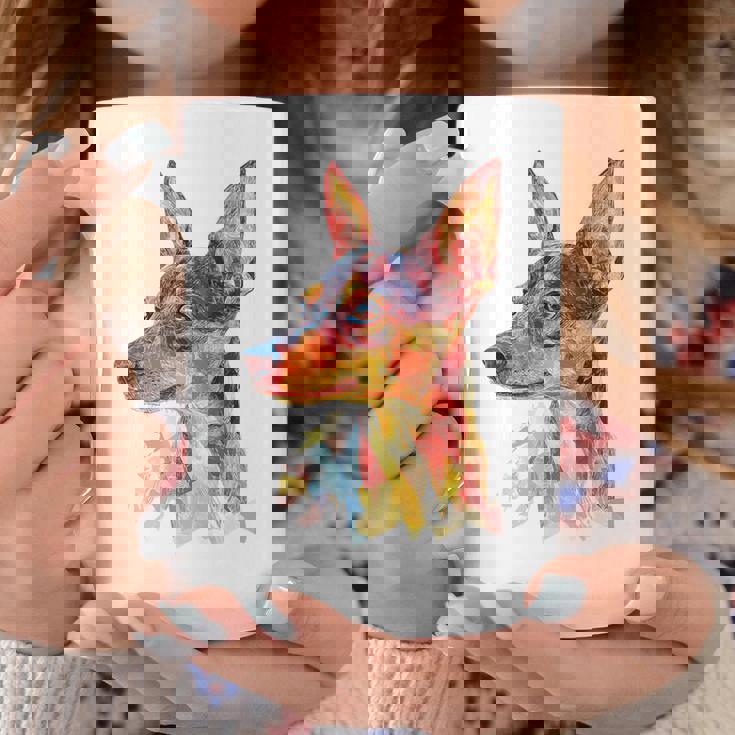 ミニチュア ピンシャー 犬 ペット カラフル ミニチュア ピンシャー コーヒーマグ 面白い贈り物