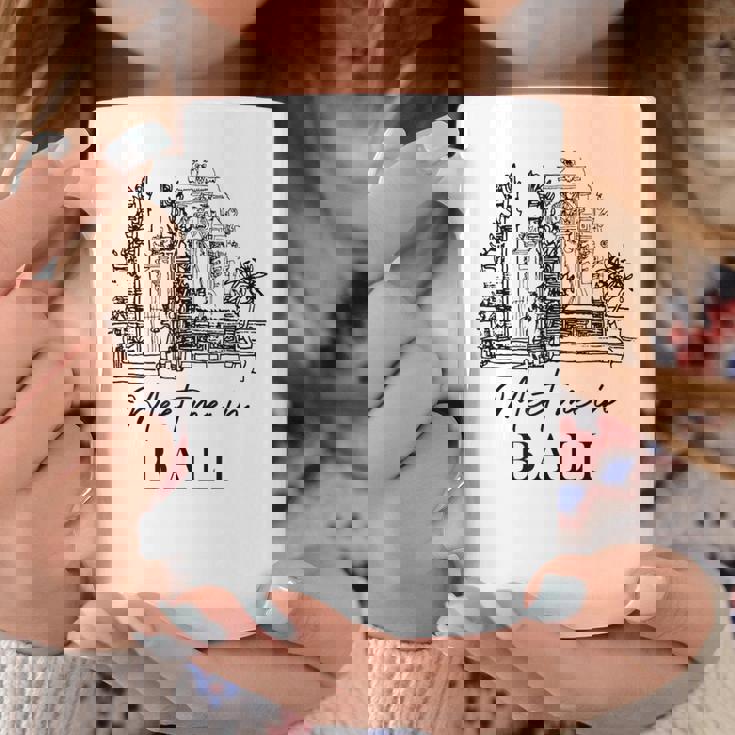 ミート・ミー・イン・バリ 旅行 バリ 旅行 バケーション インドネシア コーヒーマグ 面白い贈り物