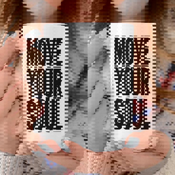 ムーブユアソウル モチベーション インスピレーション コーヒーマグ 面白い贈り物