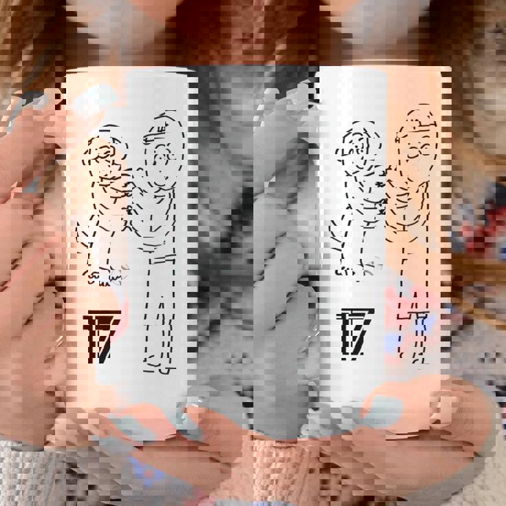 ユニフォーム風 応援 野球 Decoy Dekopin デコピン かわいい犬 Kooikerhondje コーヒーマグ 面白い贈り物