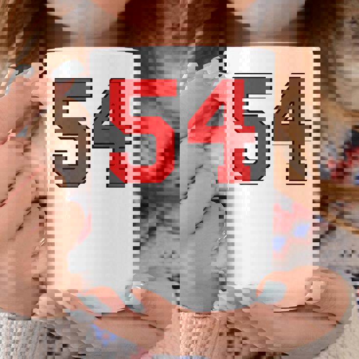 ラッキーナンバー54 クラシックカレッジアメリカン代表チームのファンプレイヤー コーヒーマグ 面白い贈り物