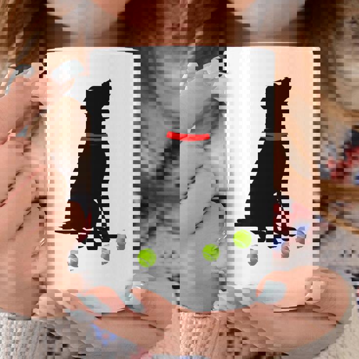 ラブラドールレトリバー 犬 イエロー ラボ テニスボール ギフト コーヒーマグ 面白い贈り物