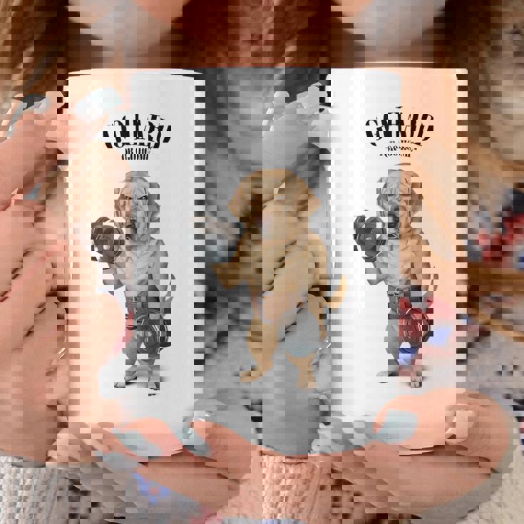 ラブラドールレトリバー 犬用筋肉トレーニング ダンベル付き コーヒーマグ 面白い贈り物