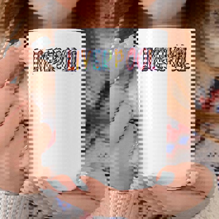 リバプールイングランド リバプールグラフィック コーヒーマグ 面白い贈り物